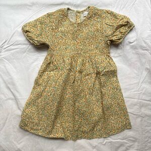 Zara Floral Smocked Puff Sleeve Sundress 4-5 years